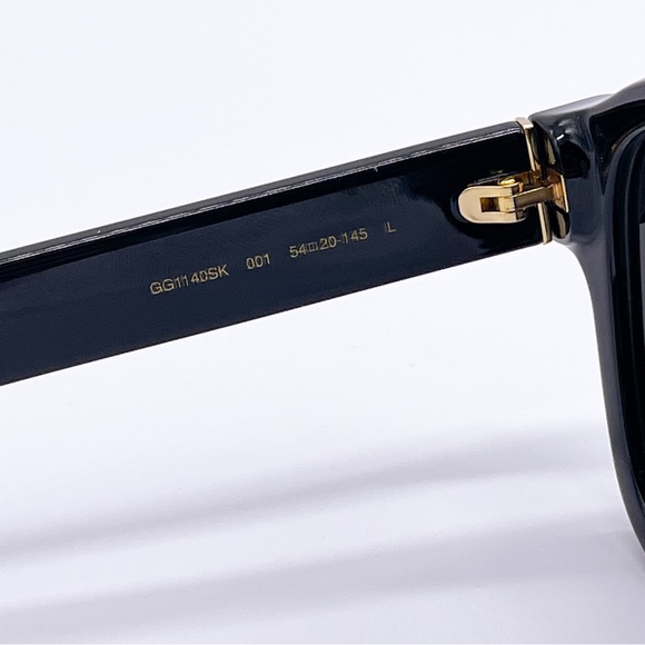 NEW GUCCI GG1140SK 001 NEW UNISEX ROUND SUNGLASSES GUCCI - Picture 10 of 13
